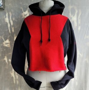 Hero Within Black Widow Cropped Hoodie